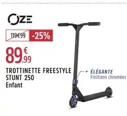 Intersport OZE Trottinette freestyle stunt 250 offre