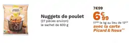 Picard Nuggets de poulet offre