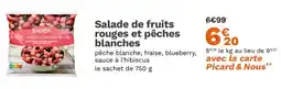 Picard Salade de fruits rouges et pêches blanches offre