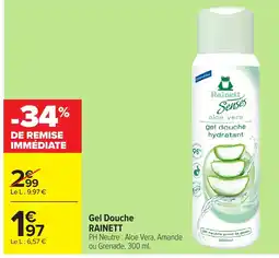 Carrefour RAINETT Gel Douche offre