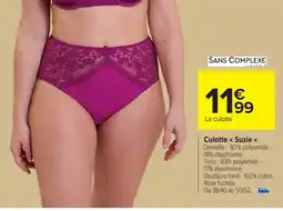 Carrefour Culotte Suzie offre