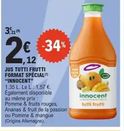 E.Leclerc Express INNOCENT Jus tutti frutti format special offre