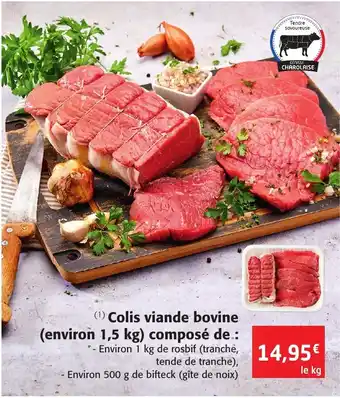 Colis Viande Bovine (Environ 1,5kg) Composè De :