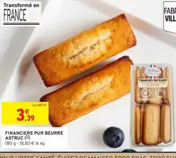 Intermarché Financiers pur beurre offre