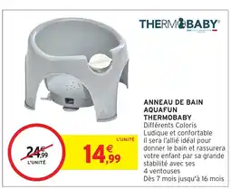 Intermarché Hyper Anneau de bain aquafun thermobaby offre