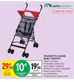 Intermarché Hyper Poussette canne offre