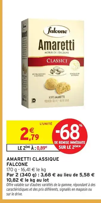 Intermarché Hyper FALCONE Amaretti classique offre