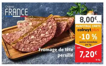Colruyt Fromage De Tète Persillè offre