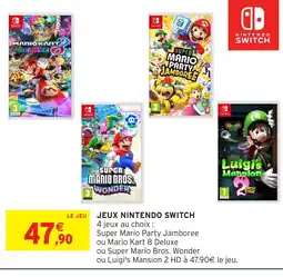 Intermarché Hyper Jeux nintendo switch offre