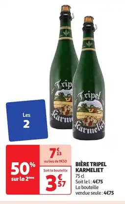 Auchan TRIPEL KARMELIET Bière offre