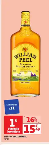 Auchan WILLIAM PEEL Whisky offre