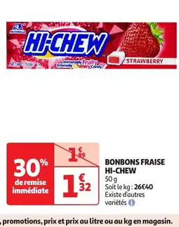 Auchan HI-CHEW Bonbons fraise offre