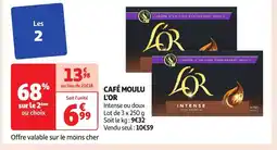 Auchan L'OR Café moulu offre