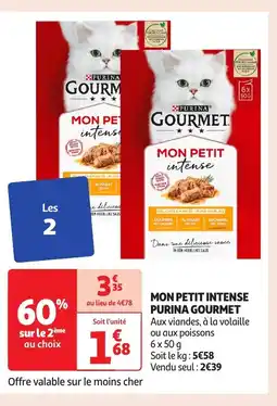 Auchan PURINA GOURMET Mon petit intense offre