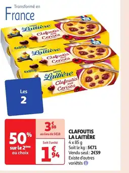 Auchan LA LAITIÈRE Clafoutis offre