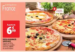 Auchan Pizza assemblée sur place offre