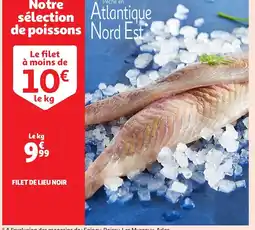 Auchan Filet de lieu noir offre