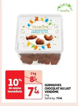 Auchan VENDÔME Guimauves chocolat au lait offre