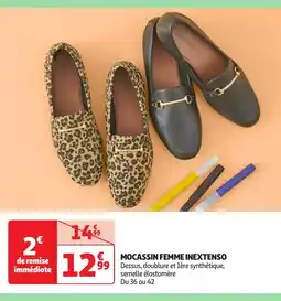 Auchan INEXTENSO Mocassin femme offre