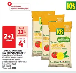 Auchan Terreau universel éco-responsable offre