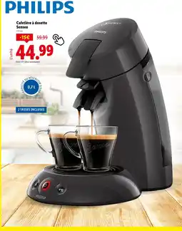 Lidl PHILIPS Cafetière à dosette senseo offre