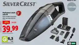 Lidl SILVERCREST Aspirateur à main sans fil offre