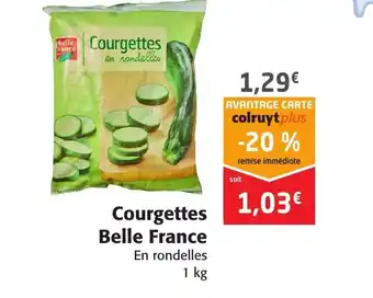 Colruyt Courgettes Belle Frane offre