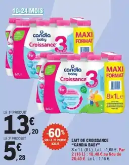 E.Leclerc Lait de croissance offre