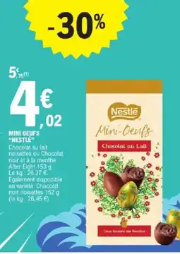 E.Leclerc Mini oeufs offre