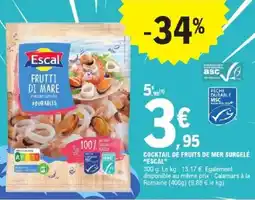 E.Leclerc Cocktail de fruits de mer surgele offre