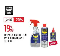 Intersport WD-40 Tripack entretien avec lubrifiant offert offre