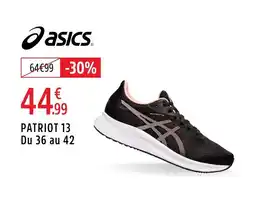 Intersport ASICS Patriot 13 du 36 au 42 offre