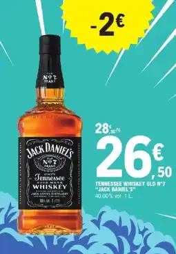 E.Leclerc Tennessee whiskey old n°7 jack daniel's offre