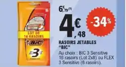 E.Leclerc Rasoirs jetables bic offre