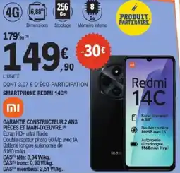 E.Leclerc Smartphone redmi 14c offre