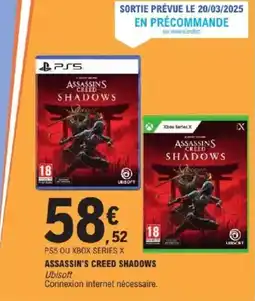 Assassin's creed shadows ubisoft