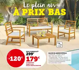 Super U Salon de jardin douala offre