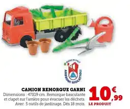 Super U Camion remorque garni offre