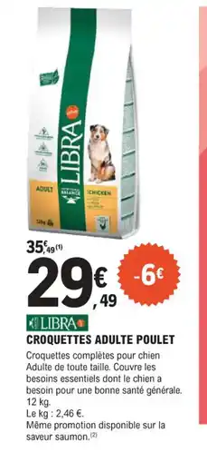 E.Leclerc Jardi LIBRA Croquettes adulte poulet offre