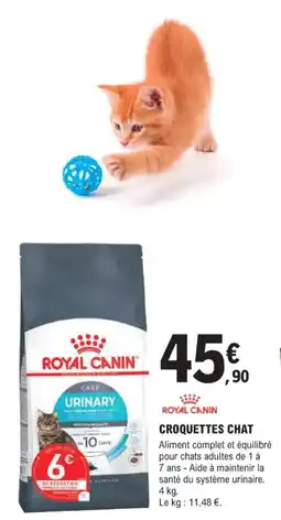 E.Leclerc Jardi ROYAL CANIN Croquettes chat offre