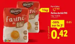 Lidl Farine de blé T45 offre