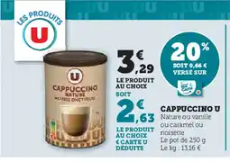 Hyper U Cappuccino u offre