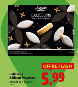 Lidl Calissons d'aix-en-provence offre