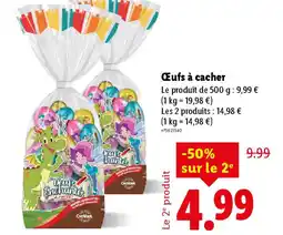 Lidl Œufs à cacher offre