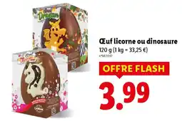 Lidl Œuf licorne ou dinosaure offre