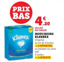 Hyper U KLEENEX Mouchoirs offre