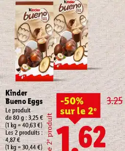 Lidl Kinder bueno eggs offre