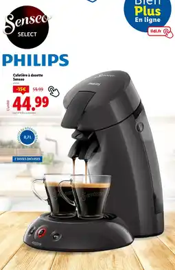 Lidl PHILIPS Cafetière à dosette Senseo offre