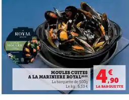 Hyper U Moules cuites a la mariniere royal offre