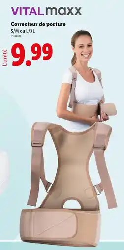 Lidl VITALmaxx Correcteur de posture offre